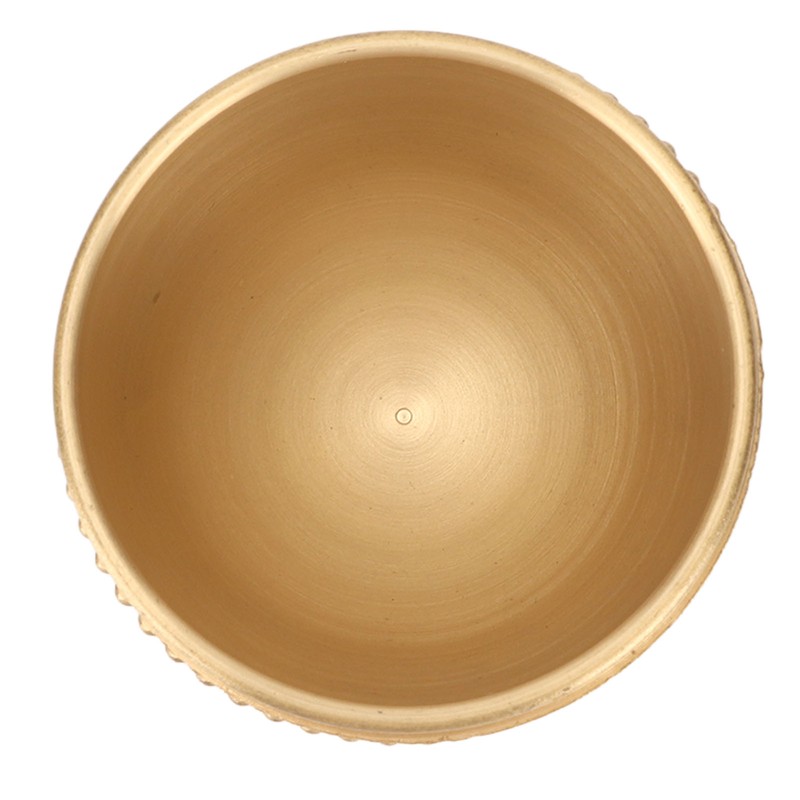 Gold Chalice Retro Embossed Style Thickened Brass Luxurious Elegant Luster