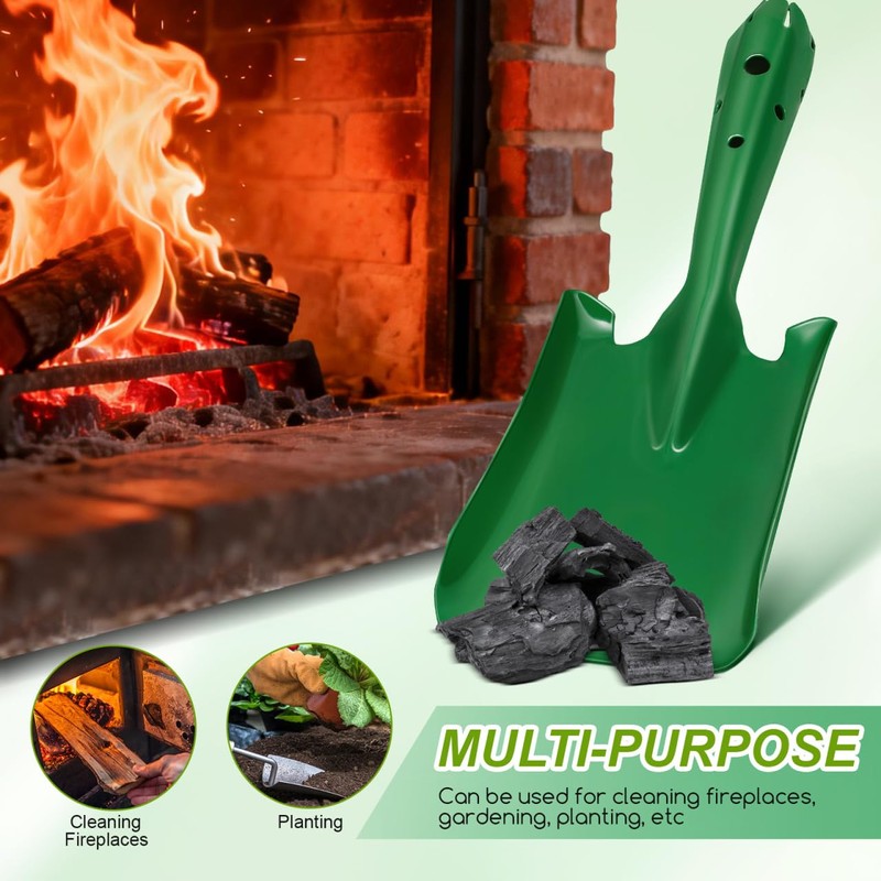 BESPORTBLE Ash Scoop for Fireplace, Fire Pit & Wood Stove