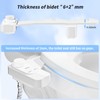 SAMODRA Non-Electric Bidet - Self Cleaning Dual Nozzle (Frontal and