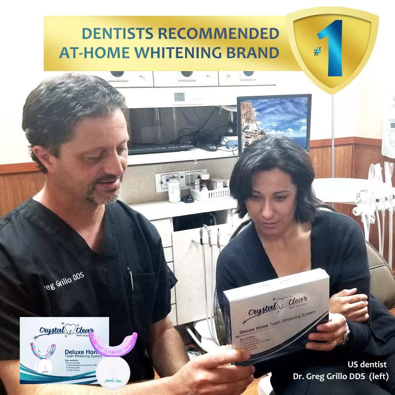 Crystal Clear Kit Blanqueamiento Dental Profesional DDS. Recargable