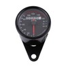 Speedometer, 1pc Universal LED Backlight Motorcycle Odometer Speedometer Gauge (Black-faced)