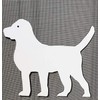 DCentral Medium Size Dog Flexible Screen Magnet Double-Sided. Safety White-Easier