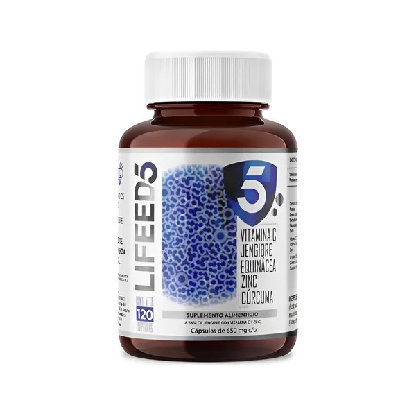 Vitamina C Vitamina D3 Equincea Zinc Crcuma Lifeed5 Inmune Sin