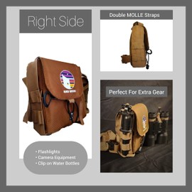 Bird Wood Binocular Harness, Brown