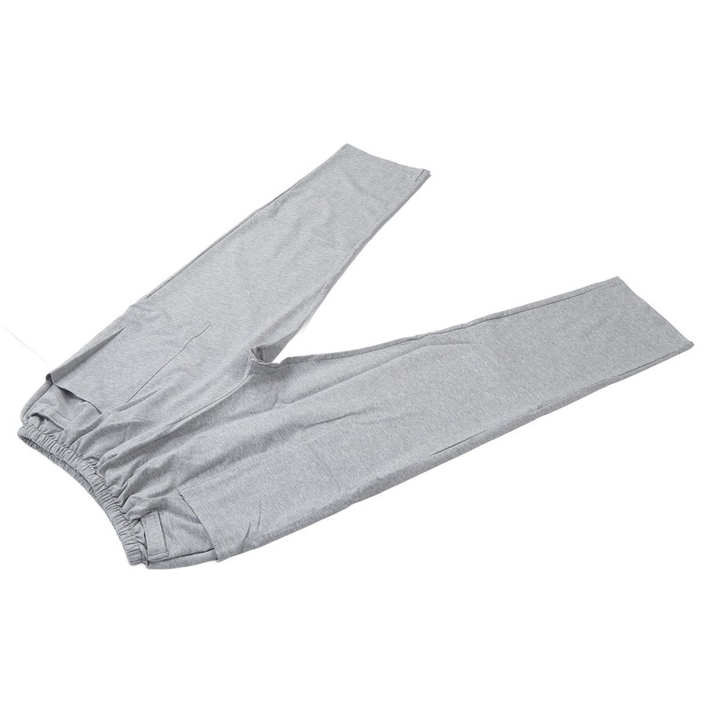 Catheter Leg Bag Pants 2 Outer Side Pockets Soft Cotton