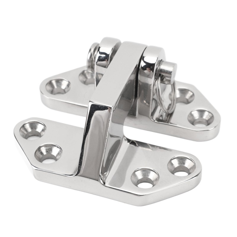 Marine Hinge 316 Stainless Steel Mirror Polished Rust Resistant Deck