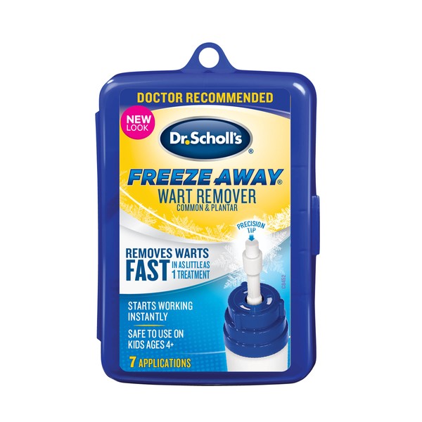 Dr. Scholl's Freeze Away Wart Remover, 7 Treatments (Yellow Box)