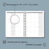 POPRUN 2026 Weekly Planner A5 (21.5 x 16 cm) Spiral