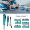 Screwdriver MultiShape Magnetic Bit Manual Tightening Set Metal Repair Replacement