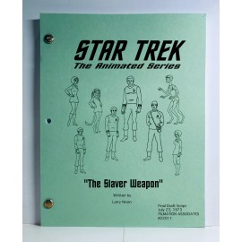 Animated Star Trek TV Script"Slaver Weapon" (1974) Larry Niven, Kzinti -Reprint
