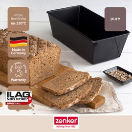 Zenker Brotbackform 30cm, Schwarz, 30