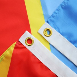 AZ FLAG - Democratic Republic Of The Congo Flag - 2x3 Ft - 100D Polyester Congolese Banner with Two Metal Grommets - Fade Resistant - Vivid Colors - 2' x 3' Feet - 90x60 Cm
