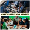 Frienda 25 Set 911 Dispatcher Gifts Ballpoint Pens with Bookmarks