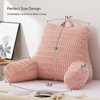 Btargot Corduroy Reading Pillow Bed Wedge Large Adult Backrest Lounge