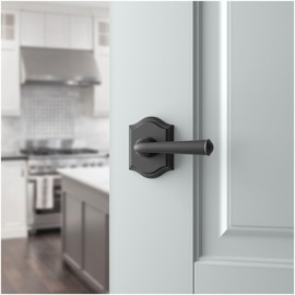 Baldwin Reserve Psfedtar141 Passage Federal Lever And Traditional Arch Rose Bright Nickel Finish