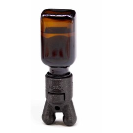 XTRM SNFFR The Sensational Aroma Amber Bottles Screw Twist Attachment to Your Bottle (Leak-Proof SNFFR Large Black)