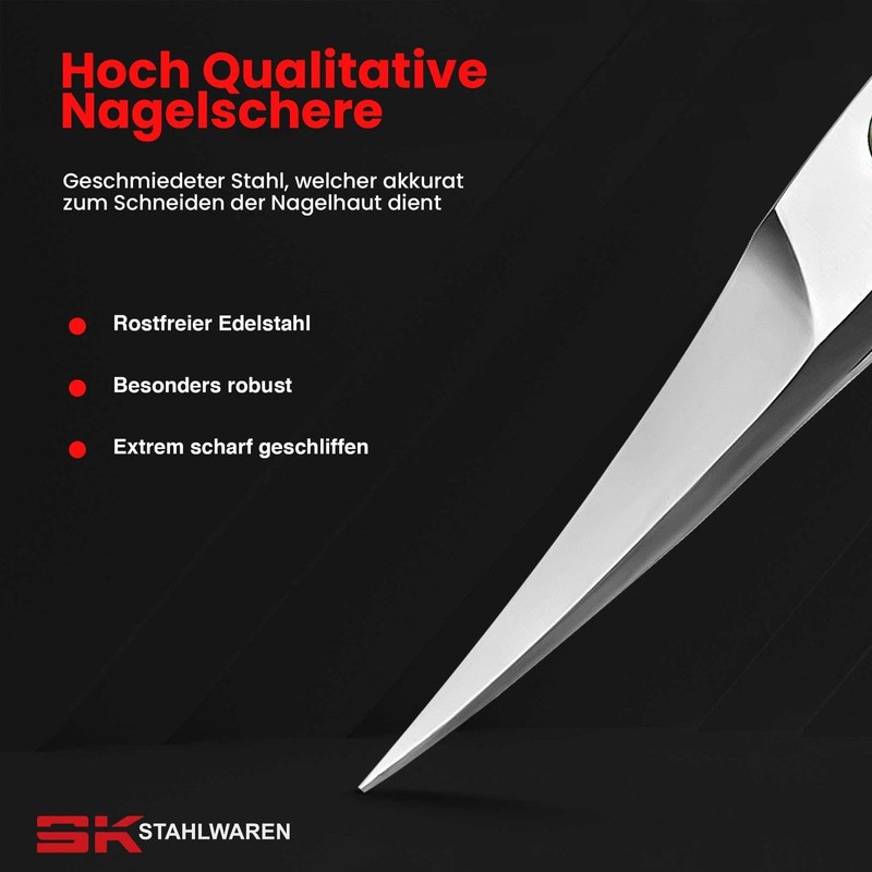 SK STAHLWAREN Premium - for cutting nails and skin residues.