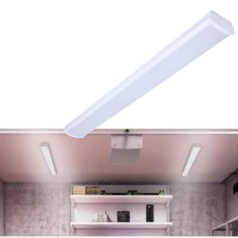Satco 65-1211 4FT LED Ceiling Wrap Light, 39W, CCT Selectable