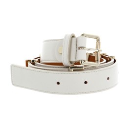 VALENTINO Emma Winter Belt W100 Ecru/Oro - Can be Shortened, Ecru / Oro