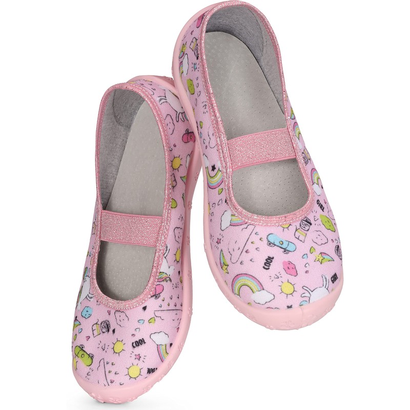 Ladeheid LARW008 girl’s slippers - Pink rainbow, size: 27 EU