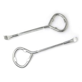 RLECS 2pcs Stainless Steel Simple Can Opener Multifunctional Can Opener, Bottle Opener, Paint Bucket Opener Beer Screwdriver
