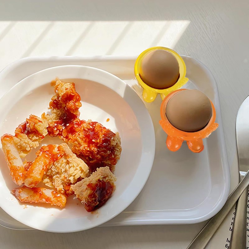 2 Pieces Egg Holder Silicone Resin Mold Egg Tray Rack