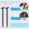 Upgraded Nylon Universal Cable Tie Buckles for Car, Heavy Duty