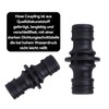 HAFRILY Gardena Hose Coupling 1/2 Inch for Garden Hose Coupling