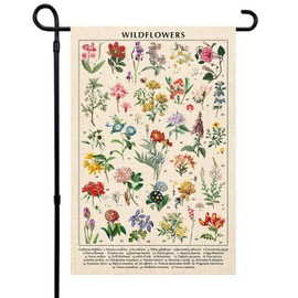 Fall Garden Flag 12x18 Double Sided,for Outside Yard Seasonal Flag Colorful Rustic Style of Floral Small Burlap Flags ﻿