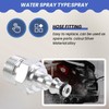 2Pcs Silver Quick Connection Pressure Washer, Hose Adapter for Vax,