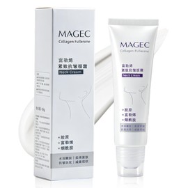 Magic Collagen Fullerene Neck Cream Creepy 5 Rollers for Firming Skin Reduce Wrinkles and Double Chin (1 Piece) / 매직 콜라겐 풀러렌 넥 크림 크리피 피부를 위한 탄력 있는 5가지 롤러가 주름과 이중 턱 감소 (1개)