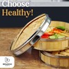 Beyond Gadgets Bamboo Steamer with Steel Reinforcement - 12-Inch 2-Tier