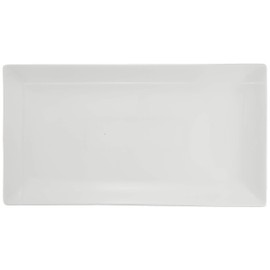 Nishida 110310 Long Plate (No. 14 Wide Edge Flat Plate) Sushi Plate, Sushi Plate, Sanma Plate