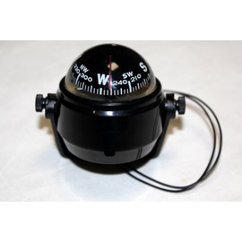 Marin compass 12V light with compass compass compass [ADVANTAGE] to such boat yacht ship vehicles (Black)