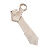 The Tie Co™ Men's Wide 7.5cm Plain Satin Tie (Champagne)