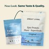 Sprout Living Epic Protein Powder, Original Flavor, Organic Plant Protein,