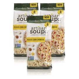 Canterbury Naturals Artisan Soup Mix, Potato Corn Chowder, 7.5 Ounce, Pack of 3