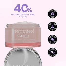 Crema Facial en Gel Hidratante Cariño Con Niacinamida, Vitaminas E, C y Extracto de Tomatillo Fortalece la Barrera de la Piel Para Piel Sensible Uso Día y Noche Contenido 70g