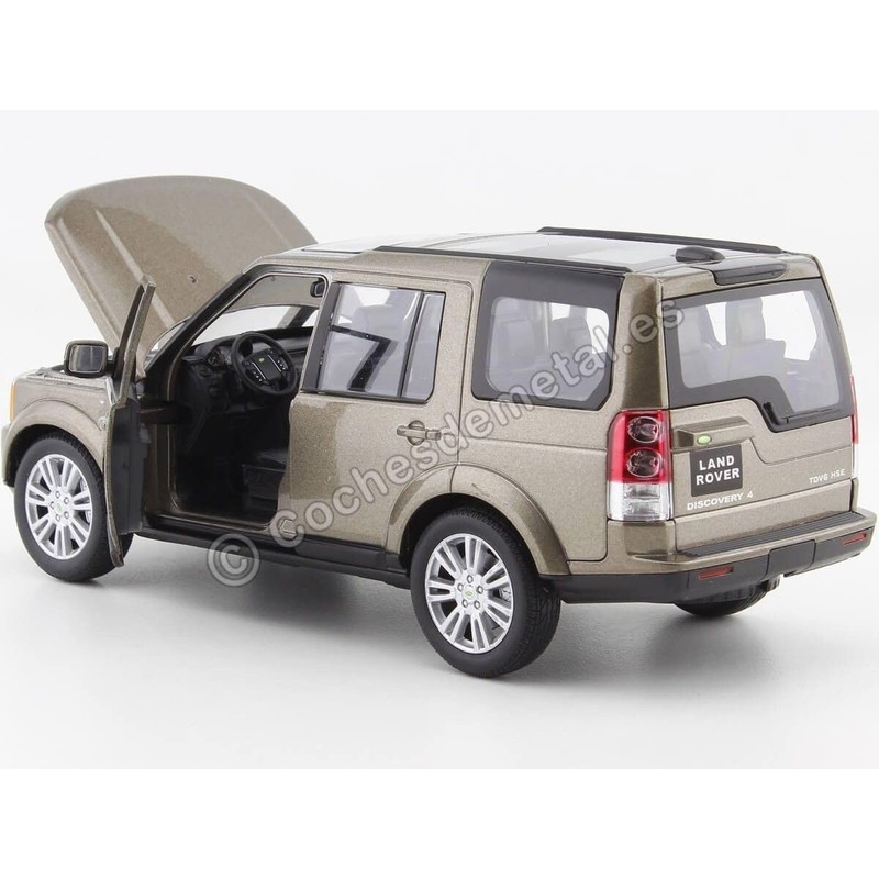 Land Rover Discovery 4, met.-braun, Modellauto, Fertigmodell, Welly 1:24