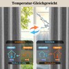 MYSKY HOME Opaque Thermal Curtains Bedroom with Eyelets for Living