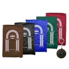 Hitopin Portable Muslim Prayer Rug, 5PCS Mini Pocket Portable Prayer Rug, Muslim Prayer Mat with Portable Compass,Muslim Prayer Carpet,Ramadan Portable Travel Islamic Prayer Mat, Eid Gifts(5Colors)