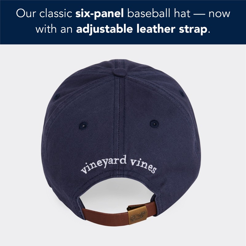 Vineyard Vines Men's Whale Logo Baseball Hat, Vineyard Navy, One