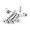 Kadimendium M4 Star Flat Head Screws Stainless Steel Countersunk Machine