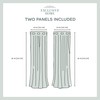 TOWN & COUNTRY LUXE Talia Double Layer Indoor Curtains, Sheer