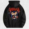 Bad Luck Cat Graphic Hoodie 100% Cotton US Warehouse 7