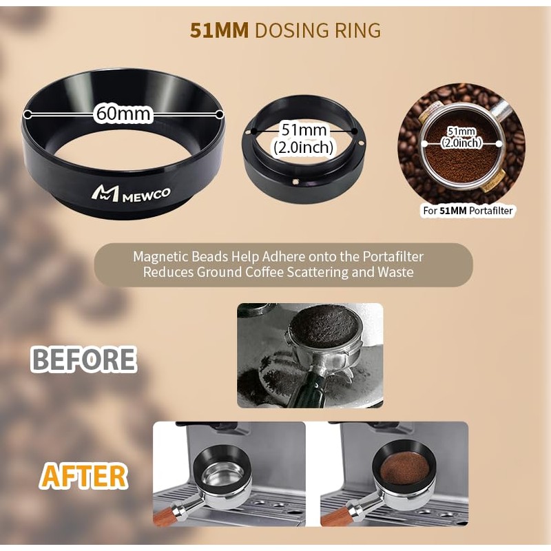 7 Pack Espresso Tamper Station&Coffee Distributor Tamper&Espresso WDT Stirrer&Coffee Tamping&Brush&Coffee