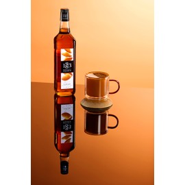 1883 French Madeleine Syrup for Drinks – Premium Flavoring Syrup Made in France, 1 Liter Glass Bottle – Perfect for Coffee, Lattes, Cocktails, and Desserts