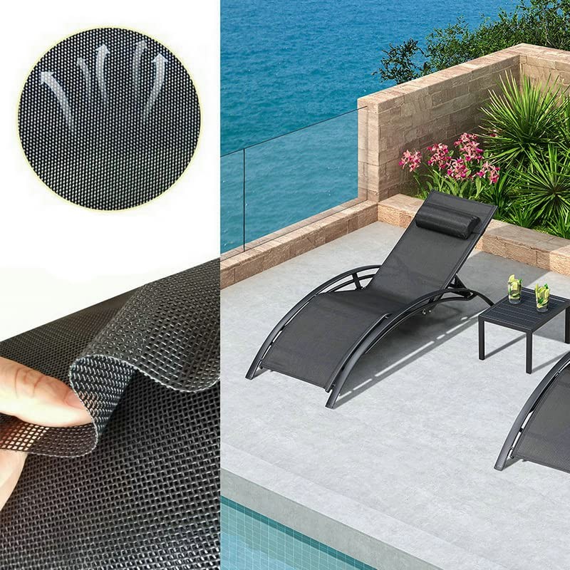 1.5M Width Teslin Mesh Fabric For DIY Office Beach Lounge