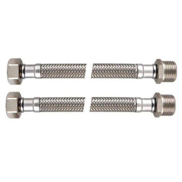 BENE 304 Stainless Steel Reinforced Hose, Flex Hose, 1/2 Inch