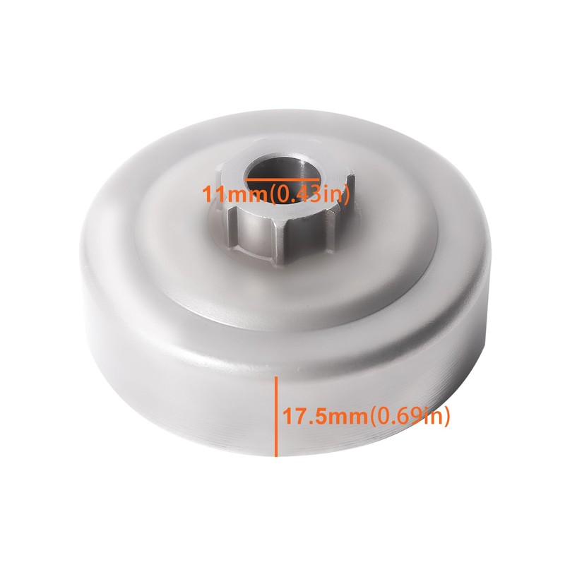 Mtanlo 3/8"-7T Clutch Drum E-clip Kit 99944400395 For Echo Chainsaw